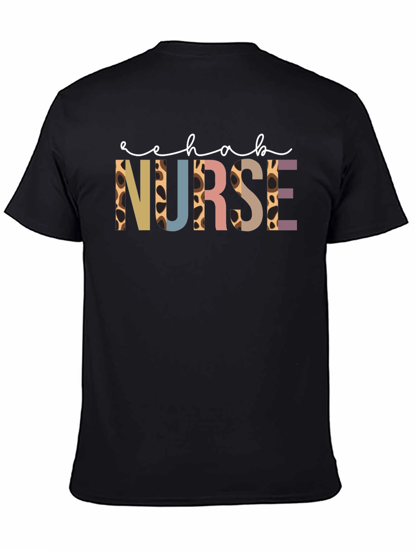 Rehab Nurse Giraffe Print T-Shirt - Unisex