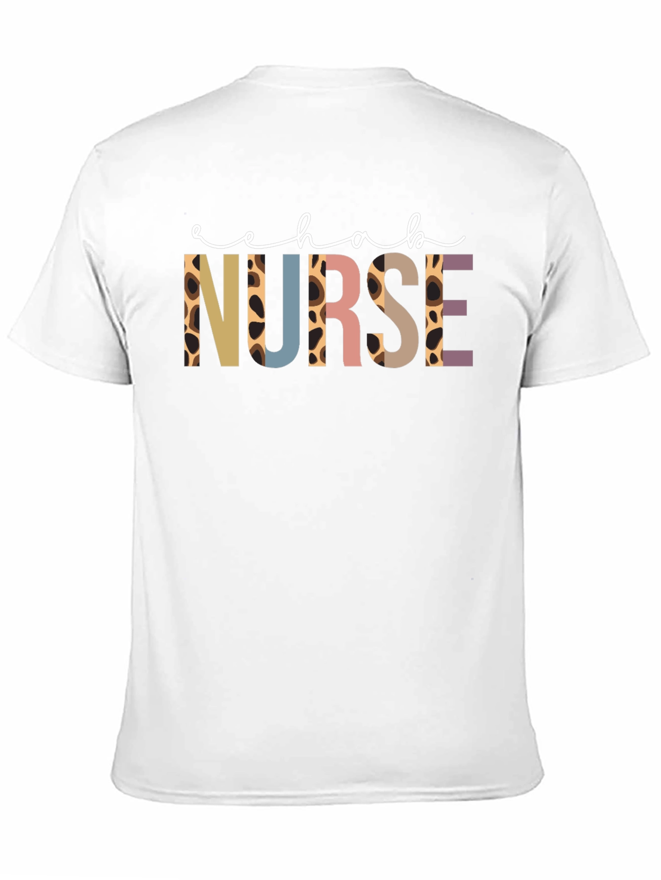 Rehab Nurse Giraffe Print T-Shirt - Unisex