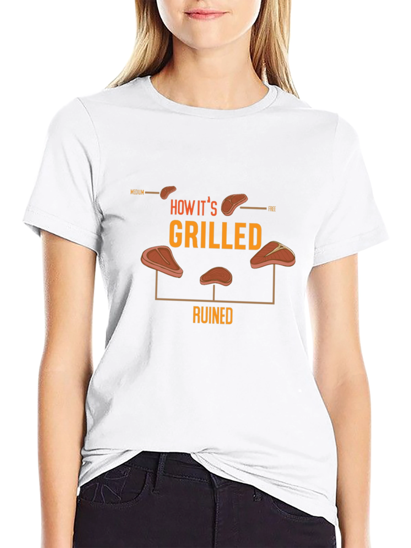 How Its Grilled T-Shirt - Steak Lovers