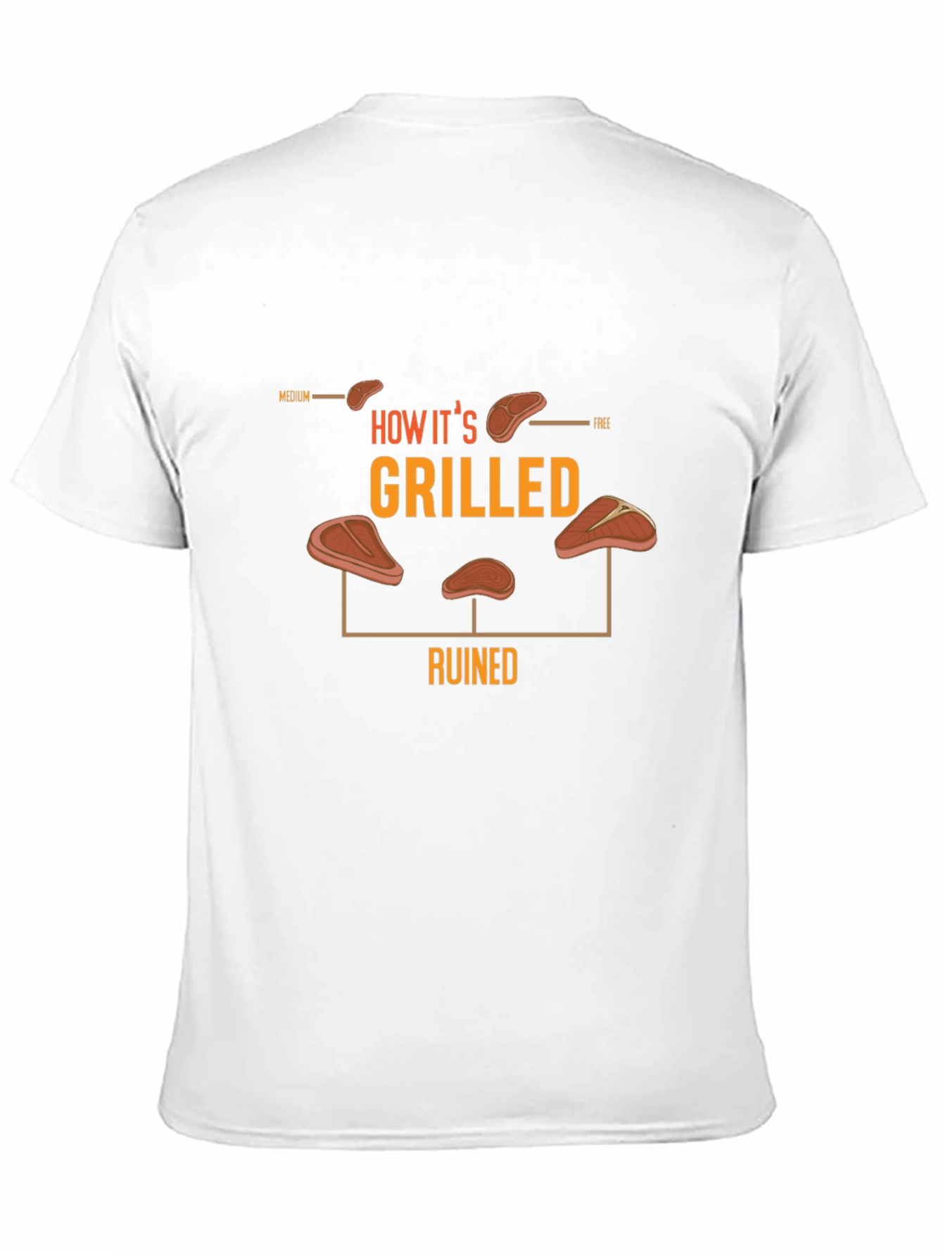 How Its Grilled T-Shirt - Steak Lovers