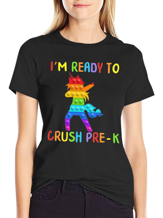 Ready to Crush Pre-K Unicorn T-Shirt