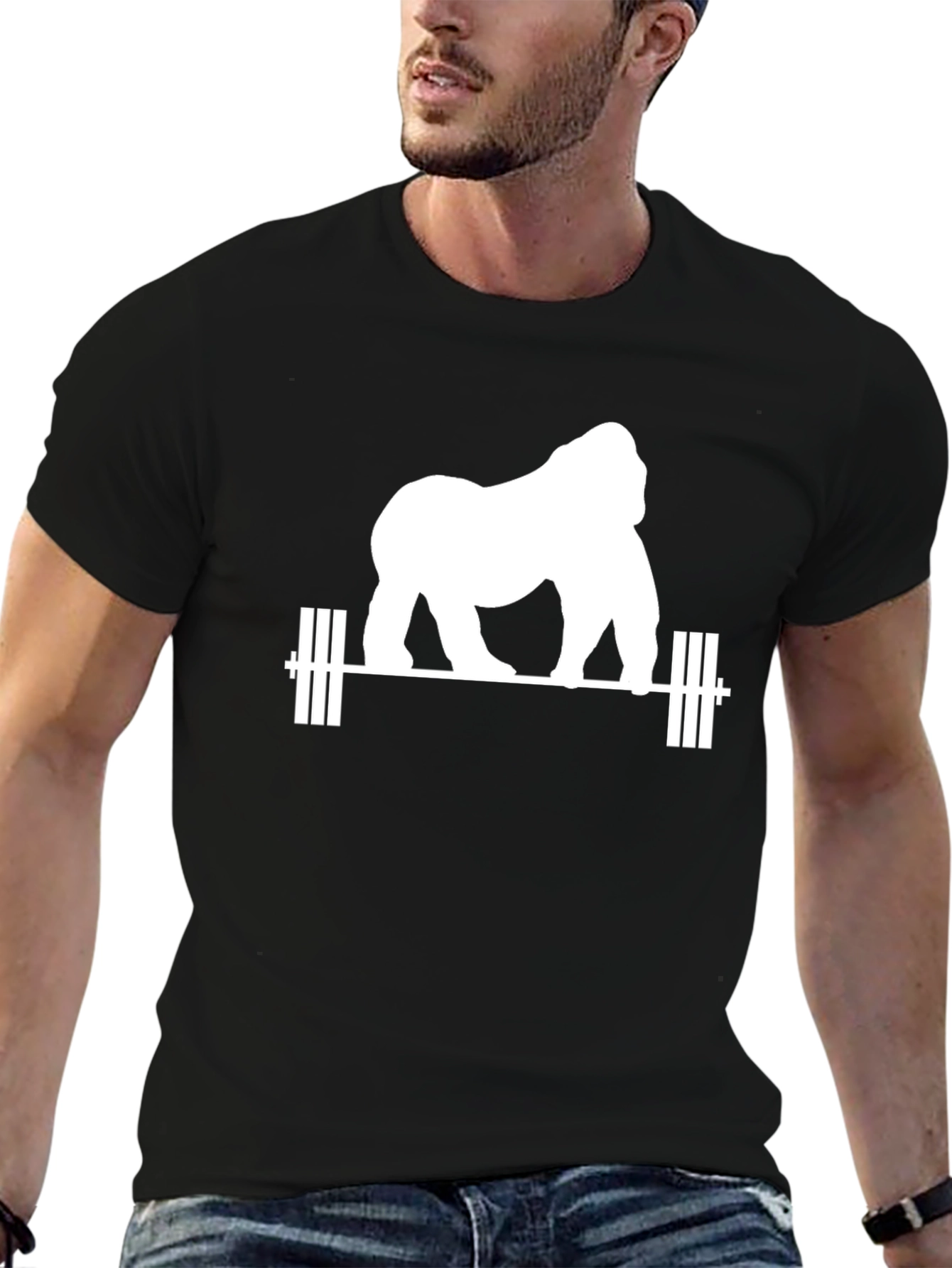 Gorilla Barbell T-Shirt - Fitness Apparel