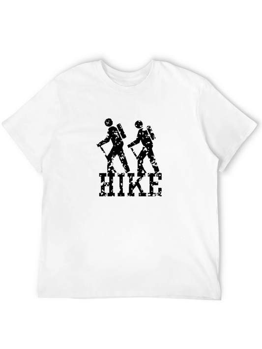 Hike Graphic T-Shirt - Black Casual Tee for Outdoor Adventures