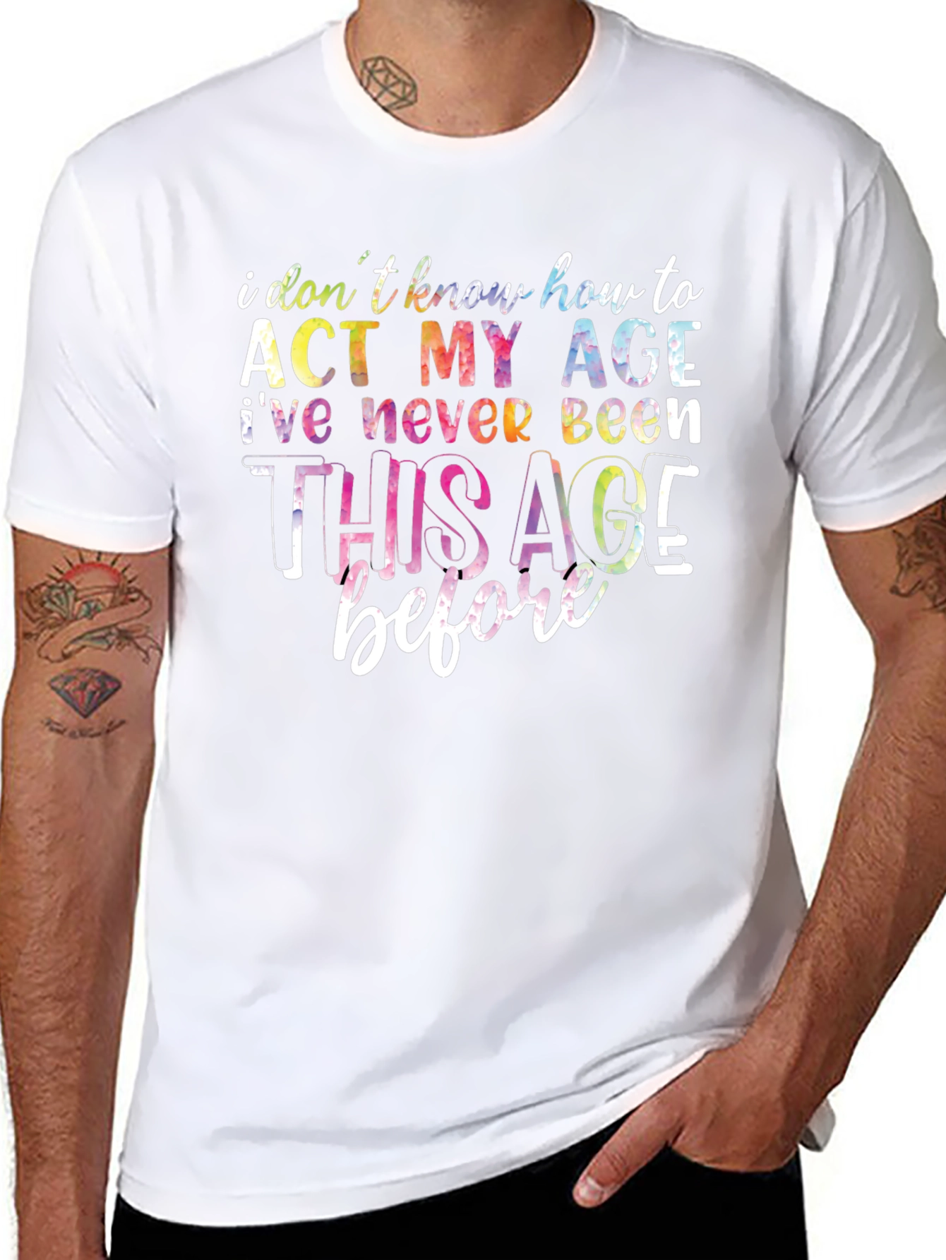 Funny Act My Age Graphic Tee