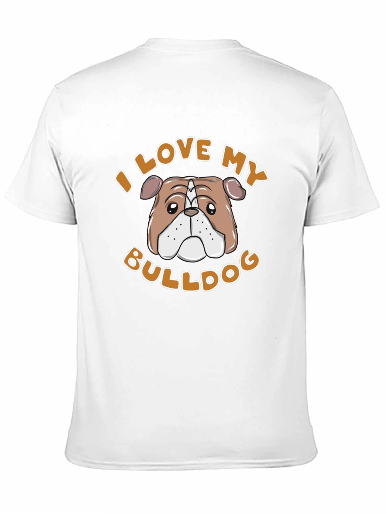 I Love My Bulldog Graphic Tee