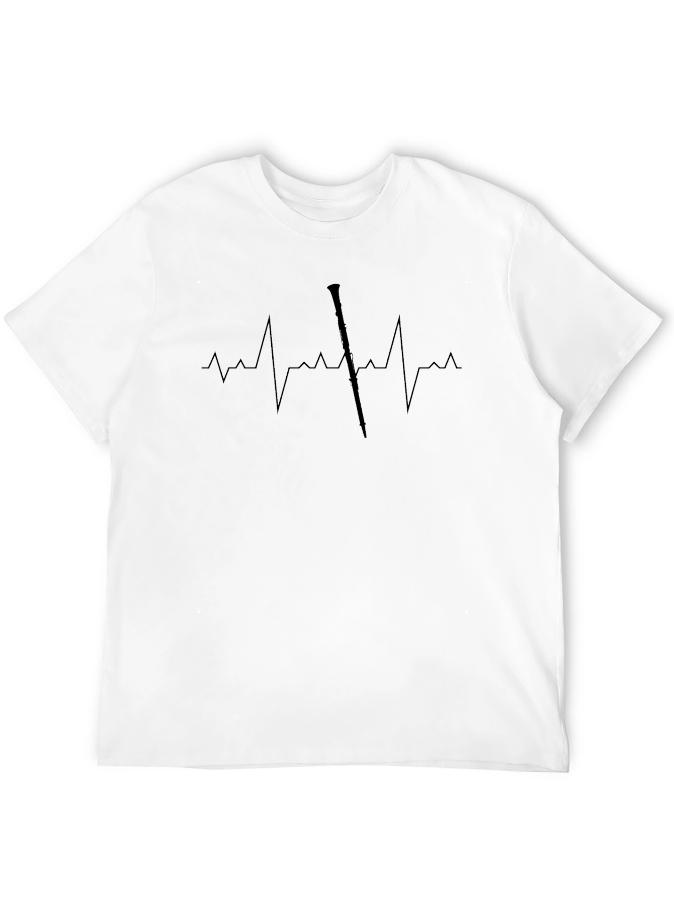 Musical Heartbeat Black T-Shirt