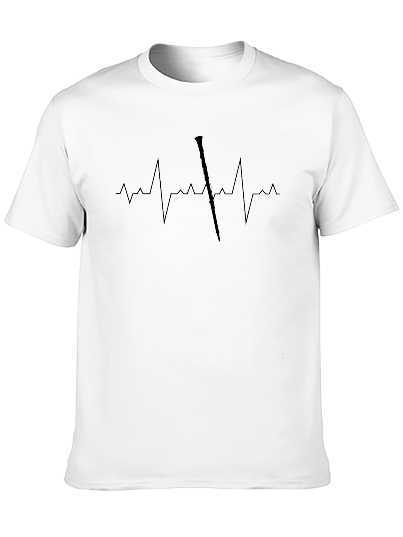 Musical Heartbeat Black T-Shirt