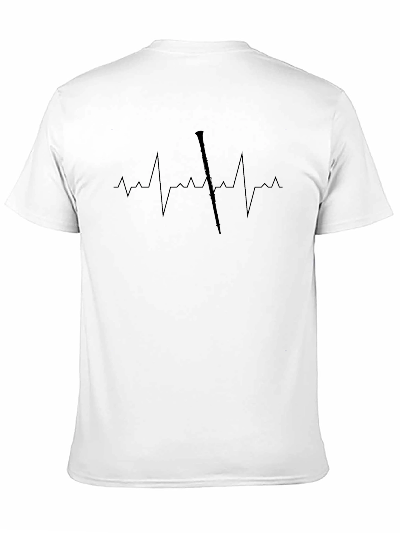 Musical Heartbeat Black T-Shirt