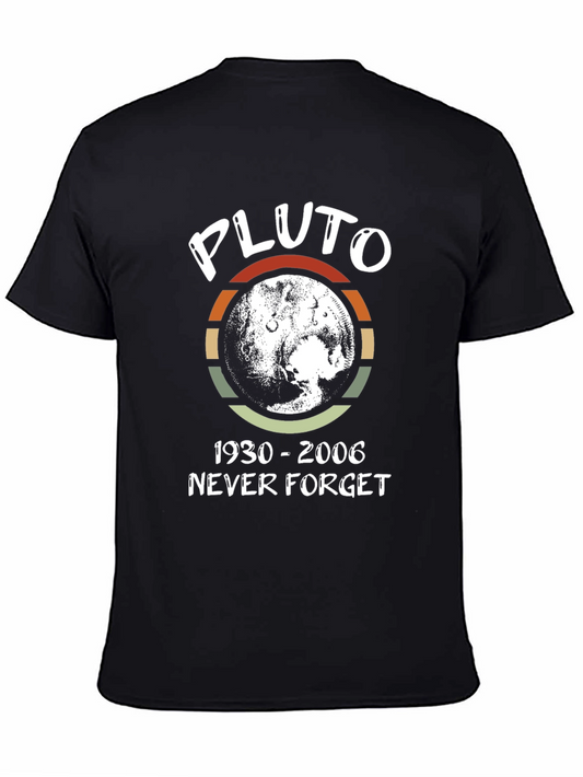 Pluto Never Forget T-Shirt - Retro Design