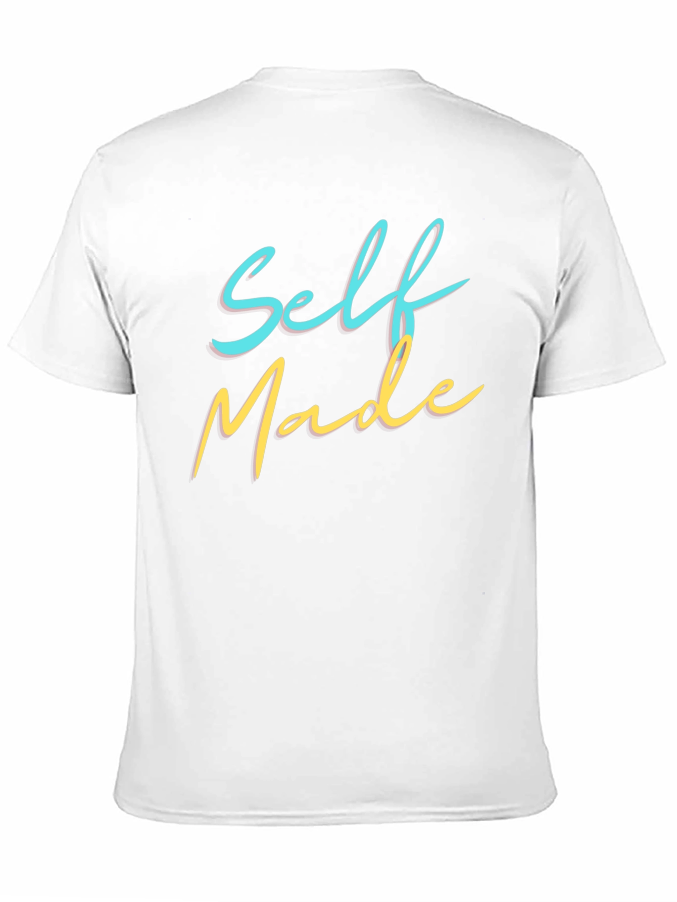 Self Made Graphic Tee - Black Cotton Crewneck