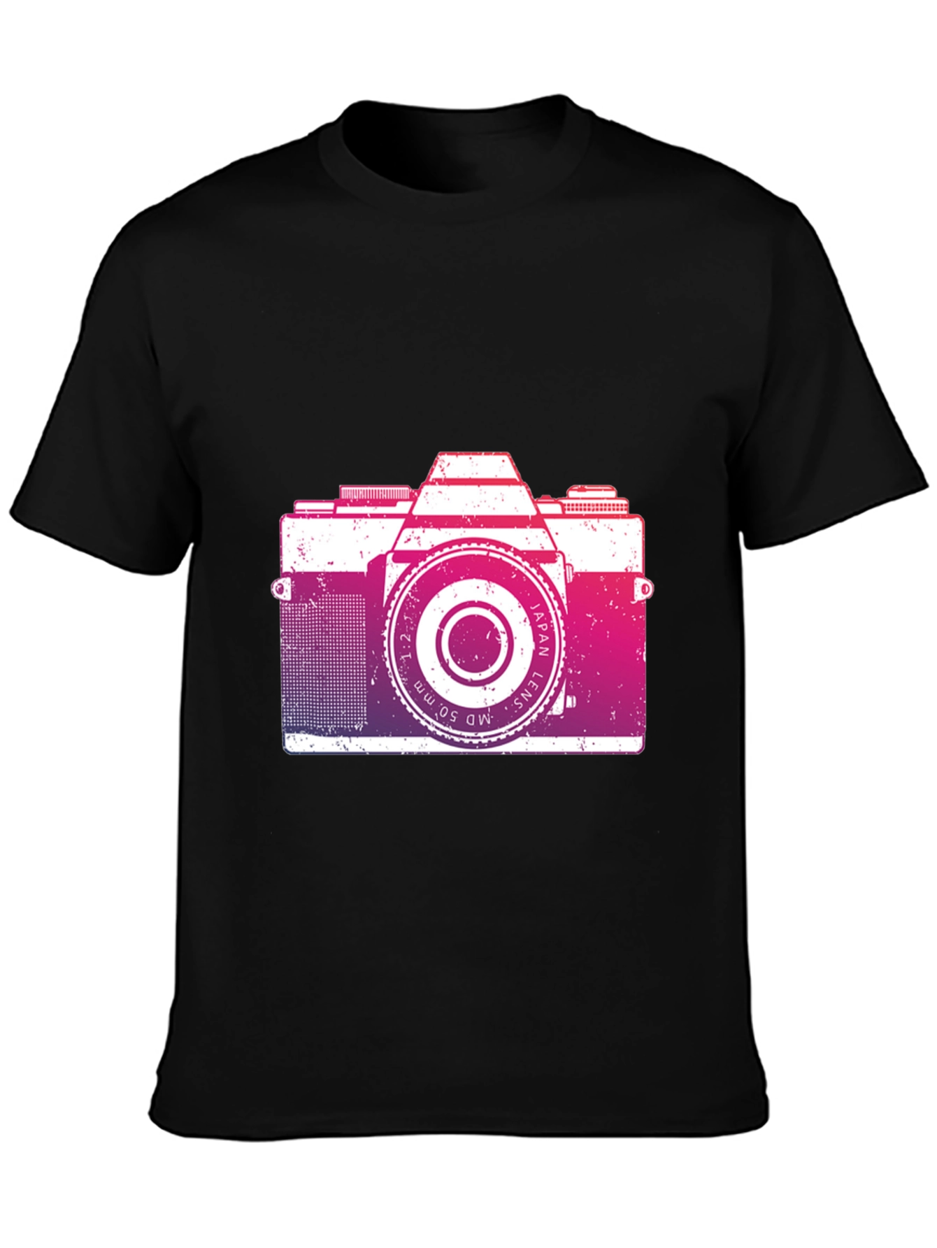 Retro Camera Graphic Tee - Stylish Photographer Shirt