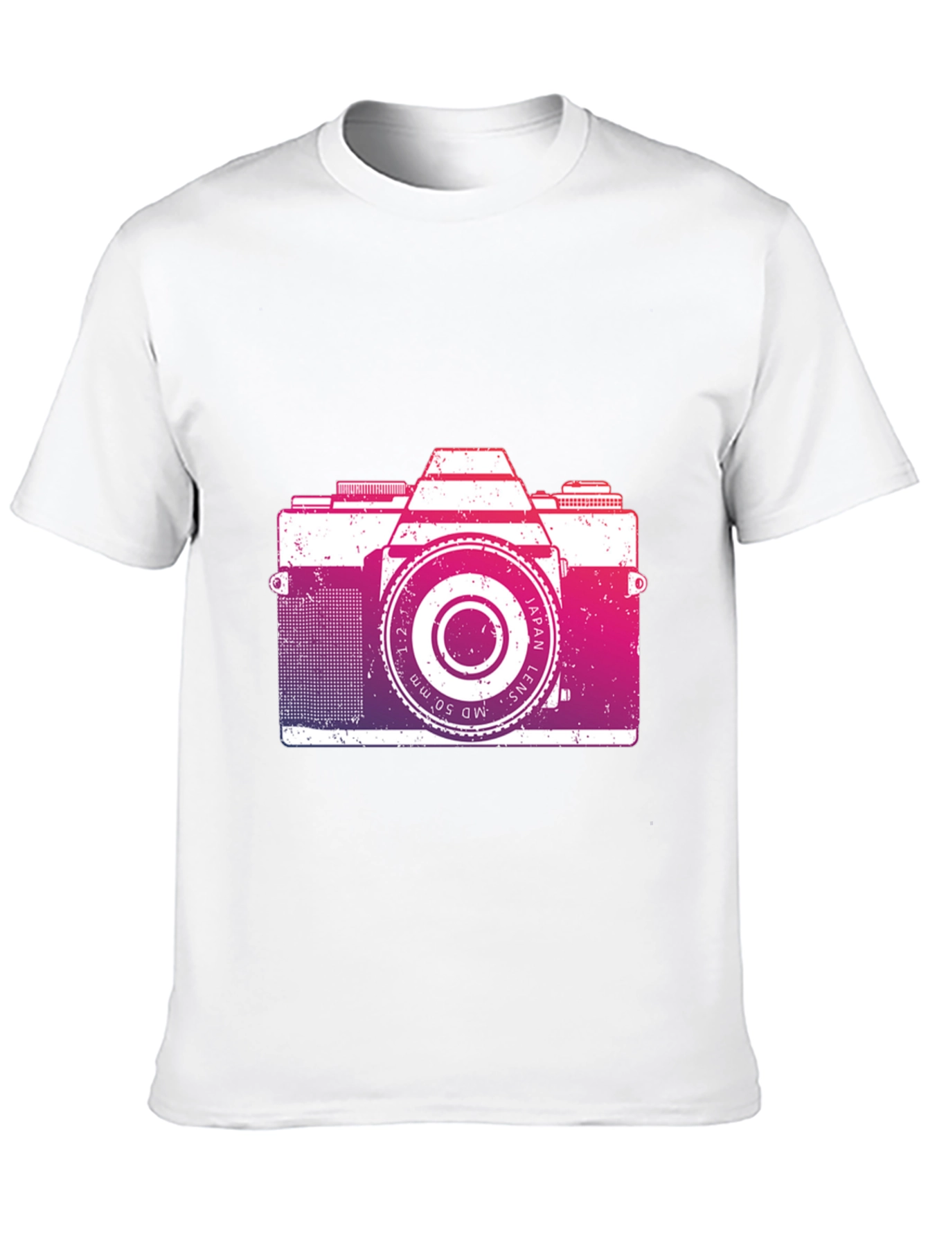 Retro Camera Graphic Tee - Stylish Photographer Shirt