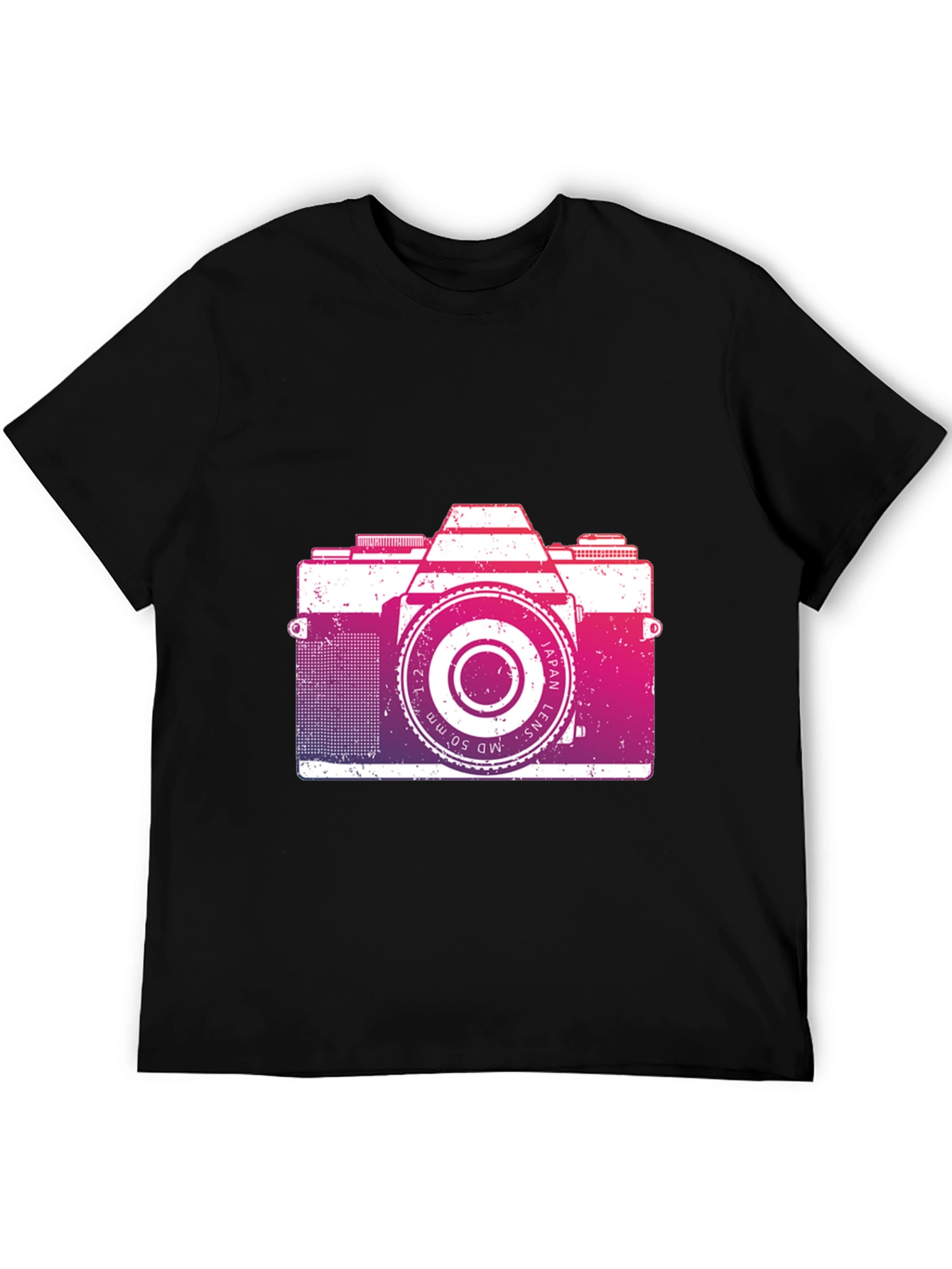 Retro Camera Graphic Tee - Stylish Photographer Shirt