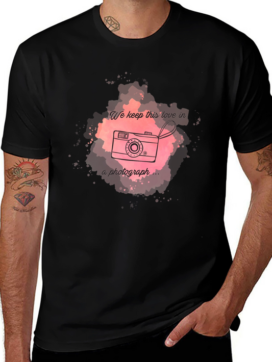 Retro Camera Graphic Tee -  Photograph Design