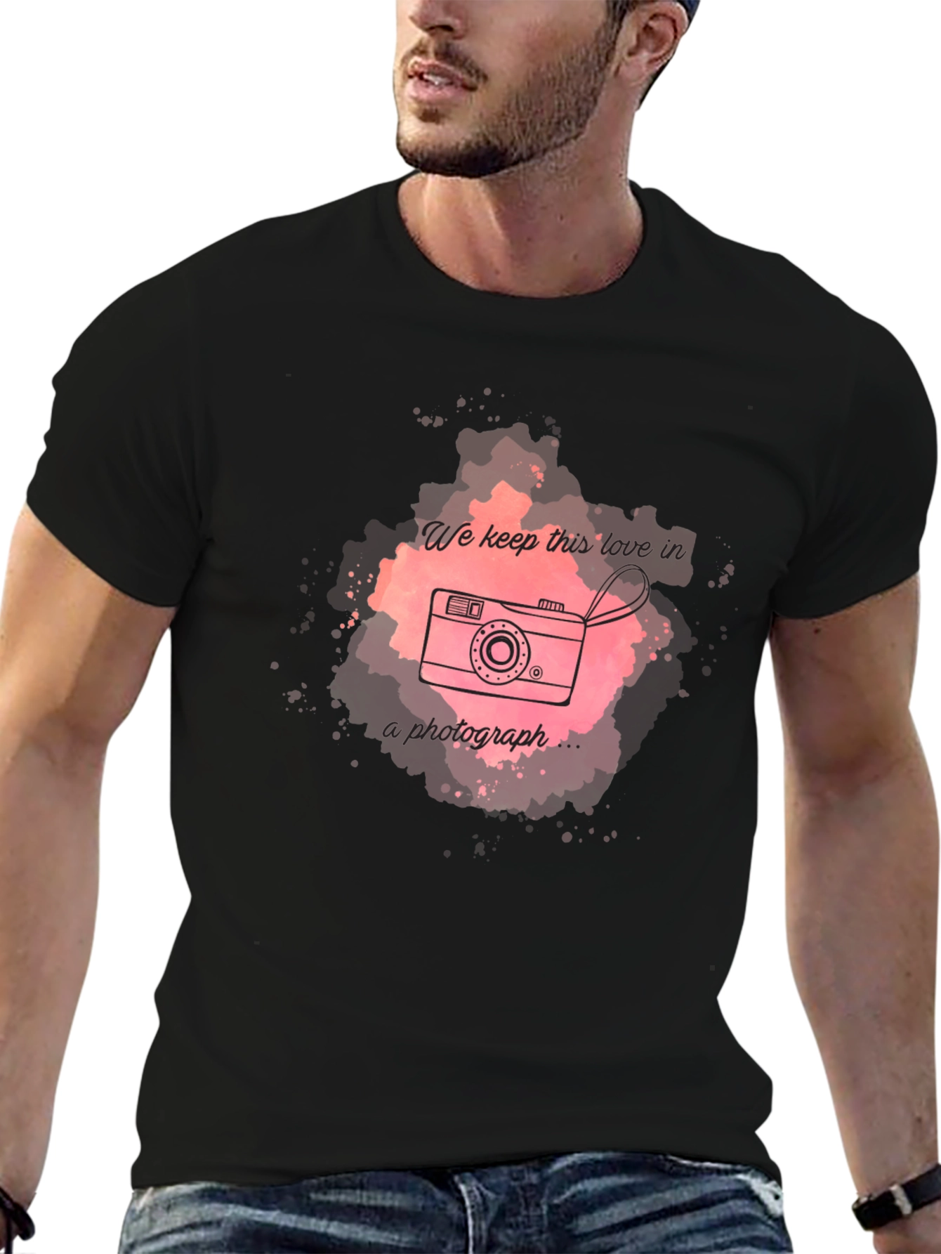 Retro Camera Graphic Tee -  Photograph Design