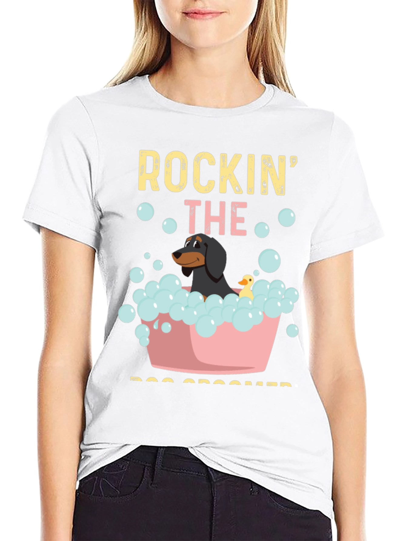 Rockin The Dog Groomer T-Shirt