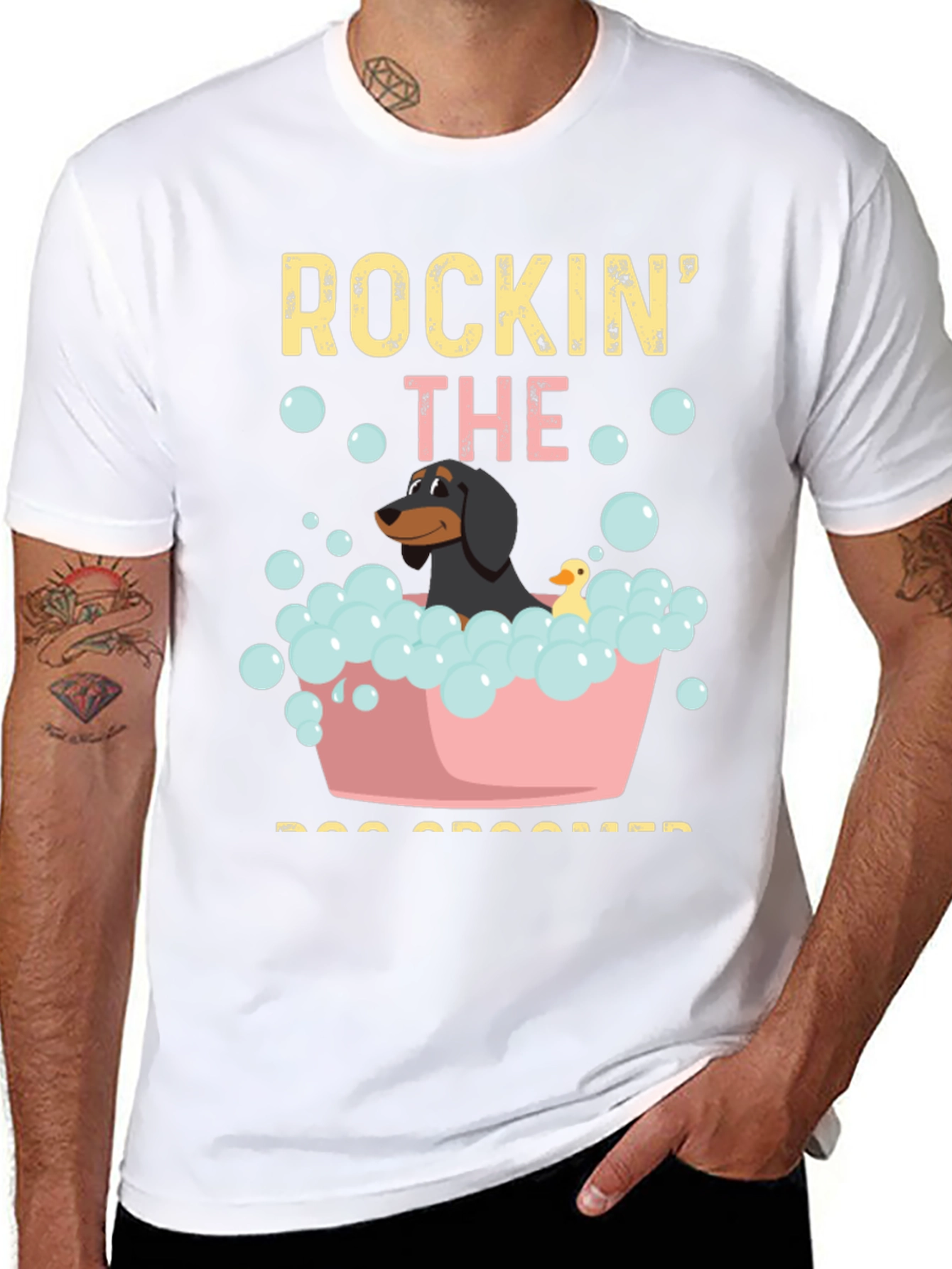 Rockin The Dog Groomer T-Shirt
