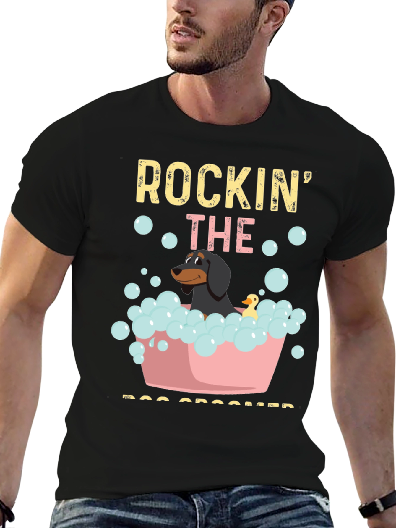 Rockin The Dog Groomer T-Shirt