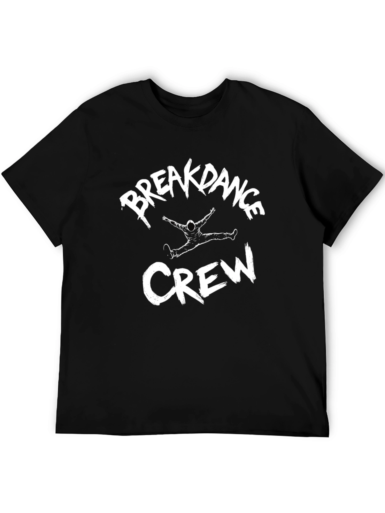 Breakdance Crew Black Graphic Tee