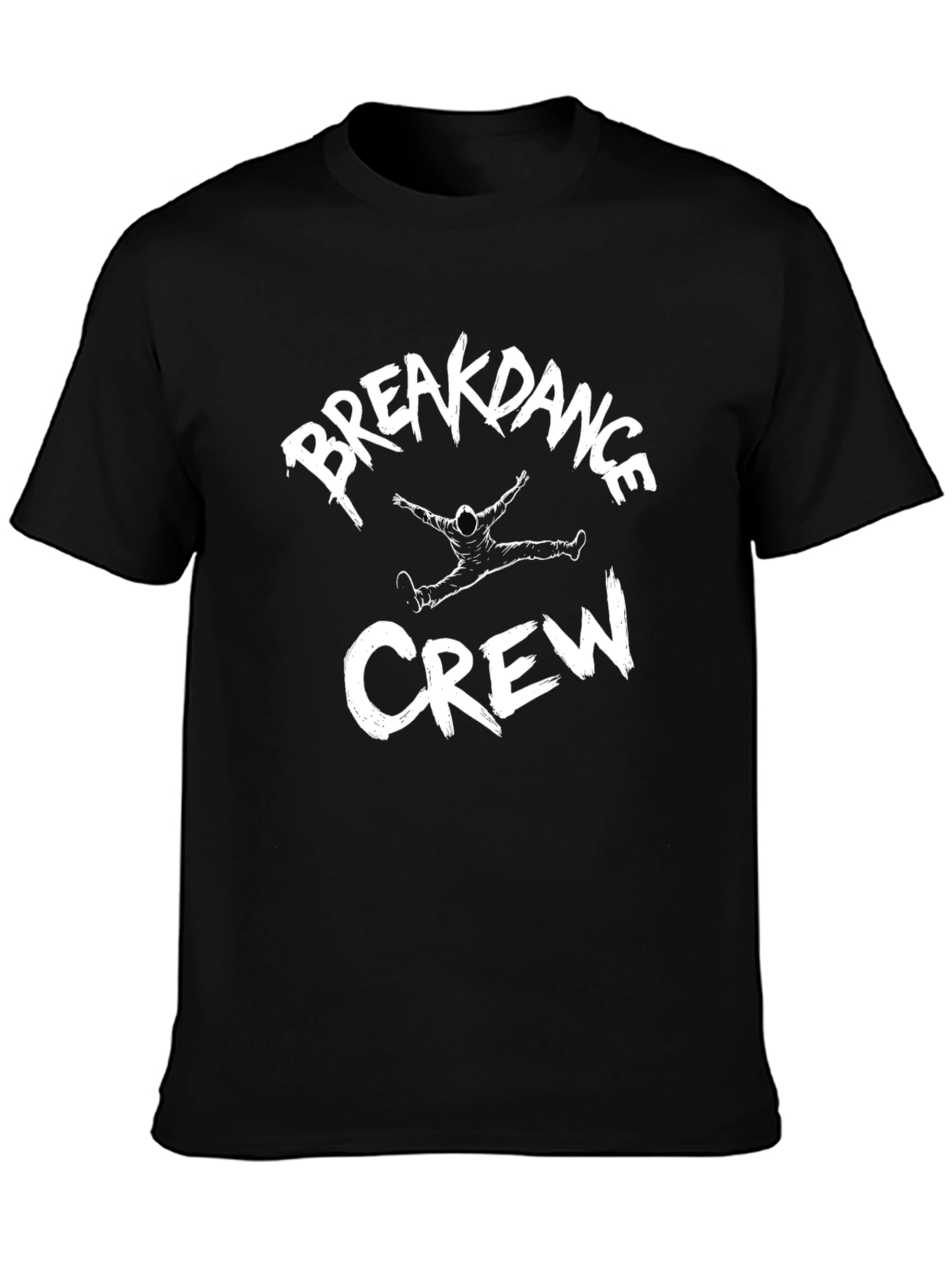 Breakdance Crew Black Graphic Tee