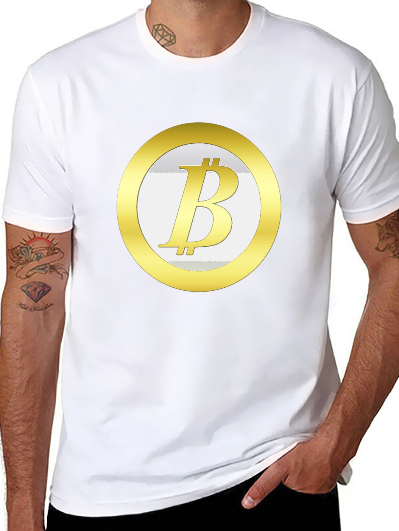Bitcoin Logo T-Shirt - Black Crypto Tee