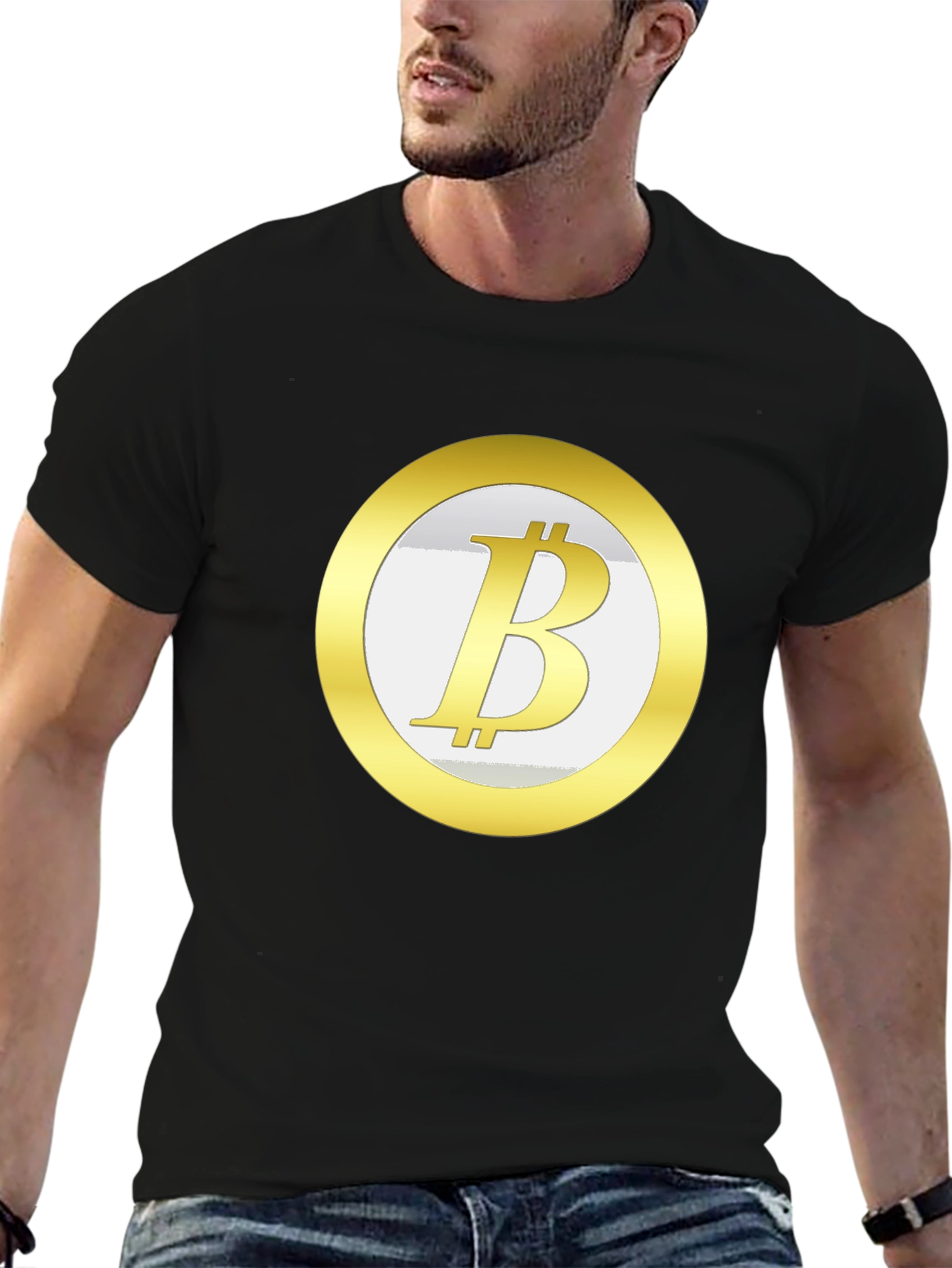 Bitcoin Logo T-Shirt - Black Crypto Tee