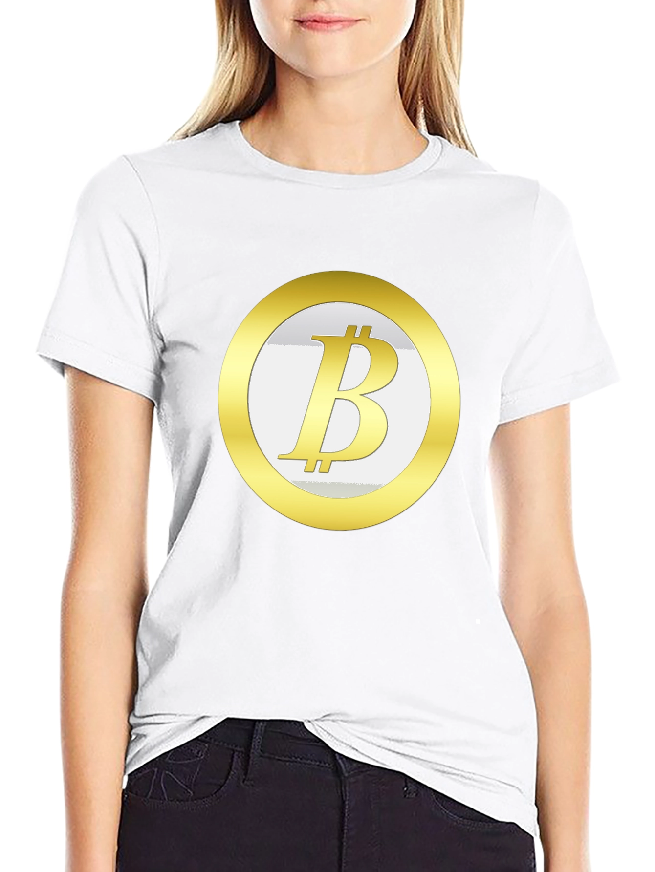 Bitcoin Logo T-Shirt - Black Crypto Tee