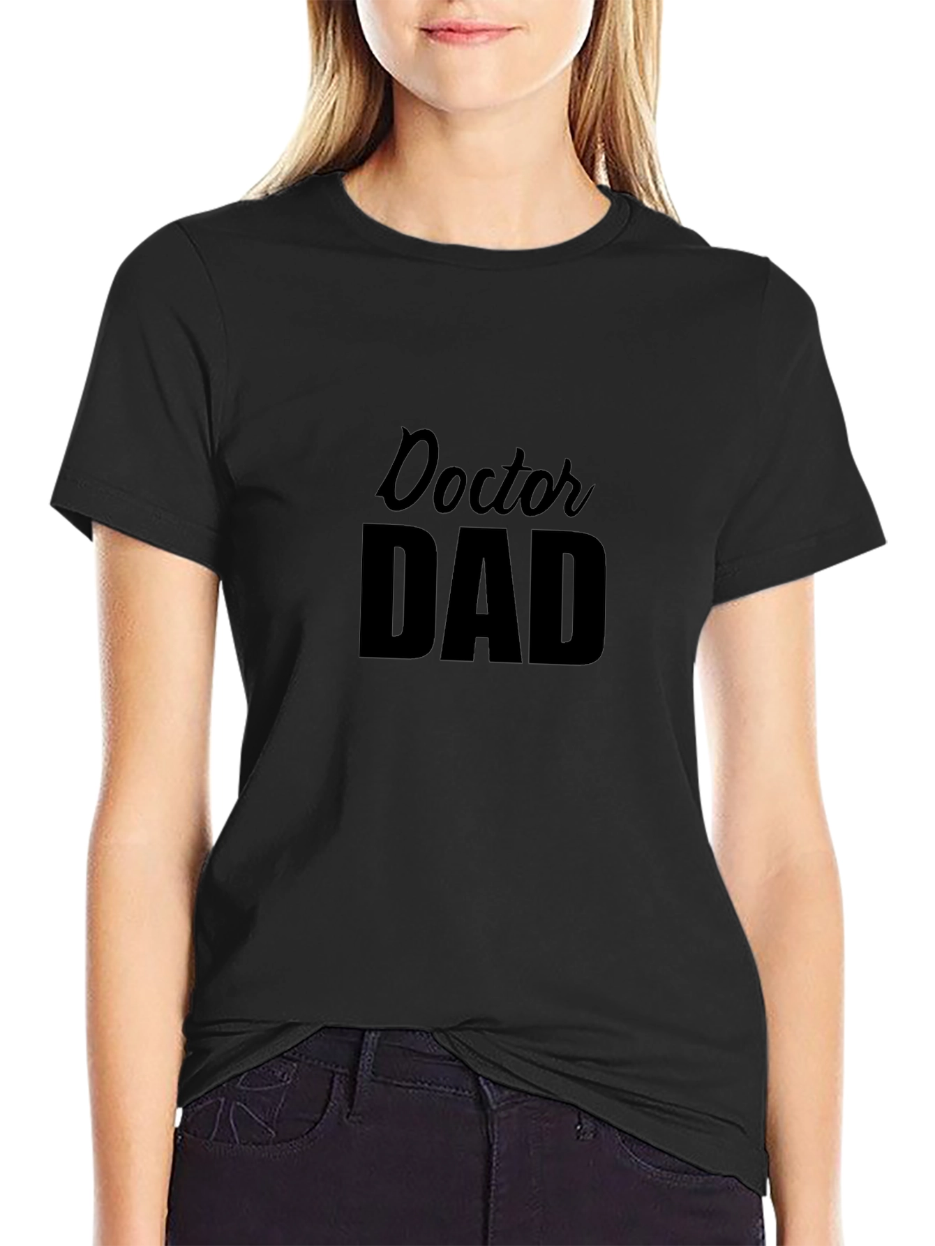 Doctor Dad Graphic Tee - Black