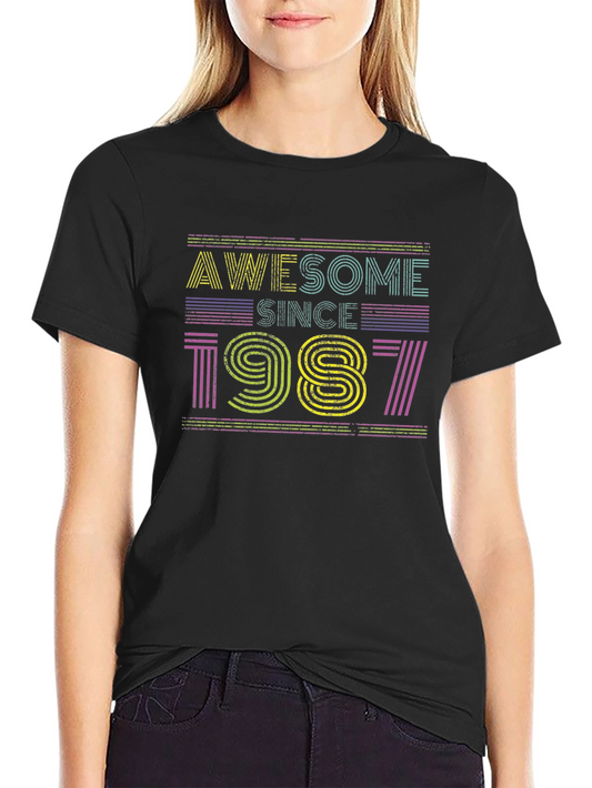 Awesome Since 1987 Graphic T-Shirt
