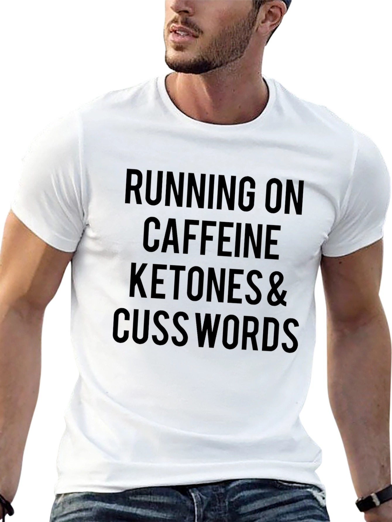 Caffeine Ketones & Cuss Words T-Shirt