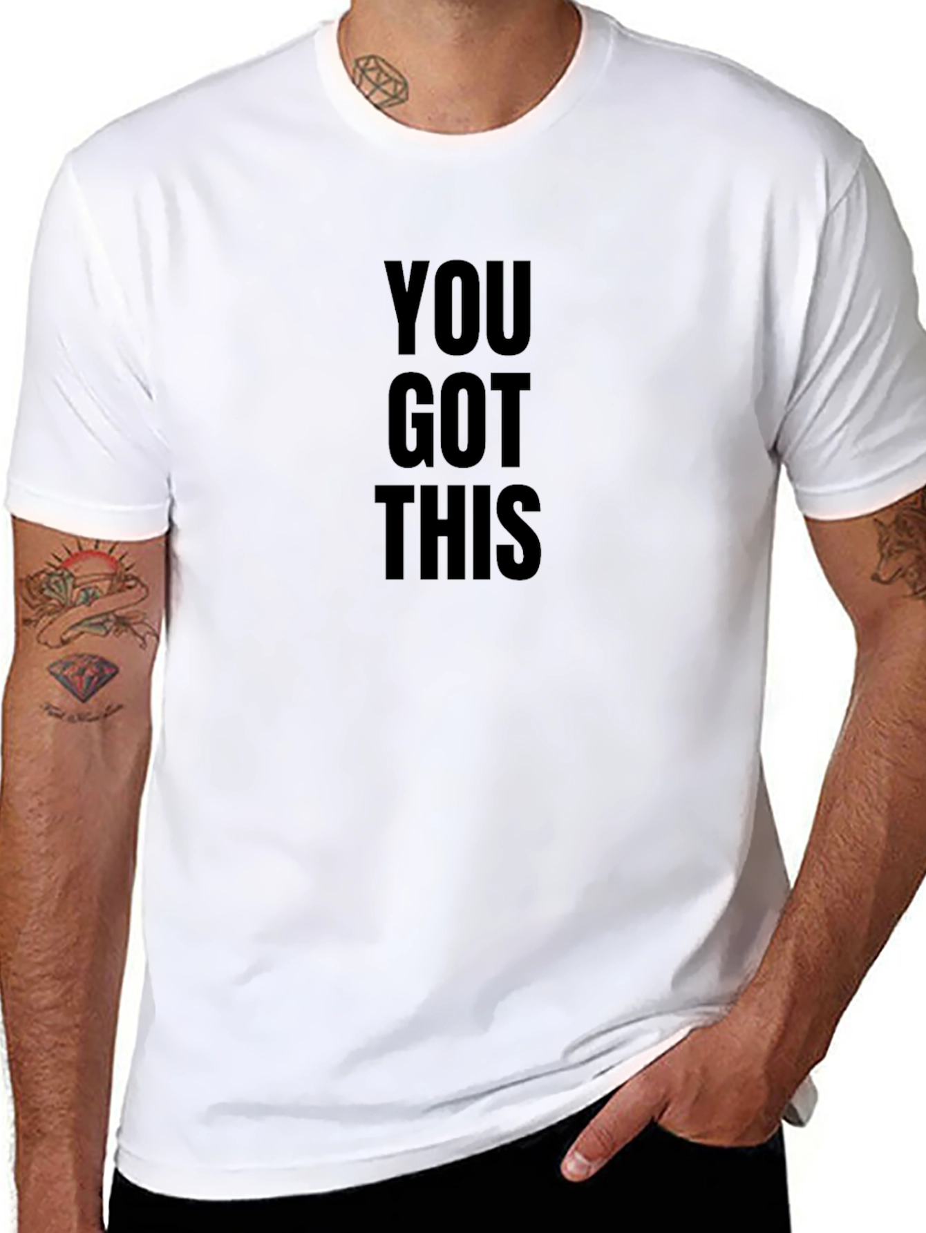 Motivational You Got This Black T-Shirt