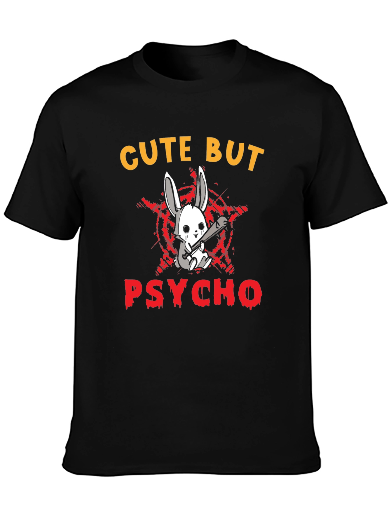 Cute But Psycho Bunny Graphic Tee