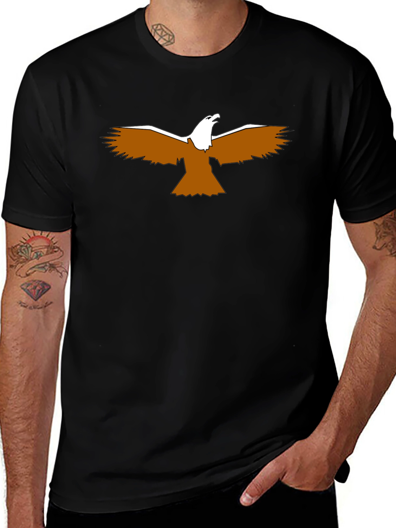 Eagle Graphic Black T-Shirt