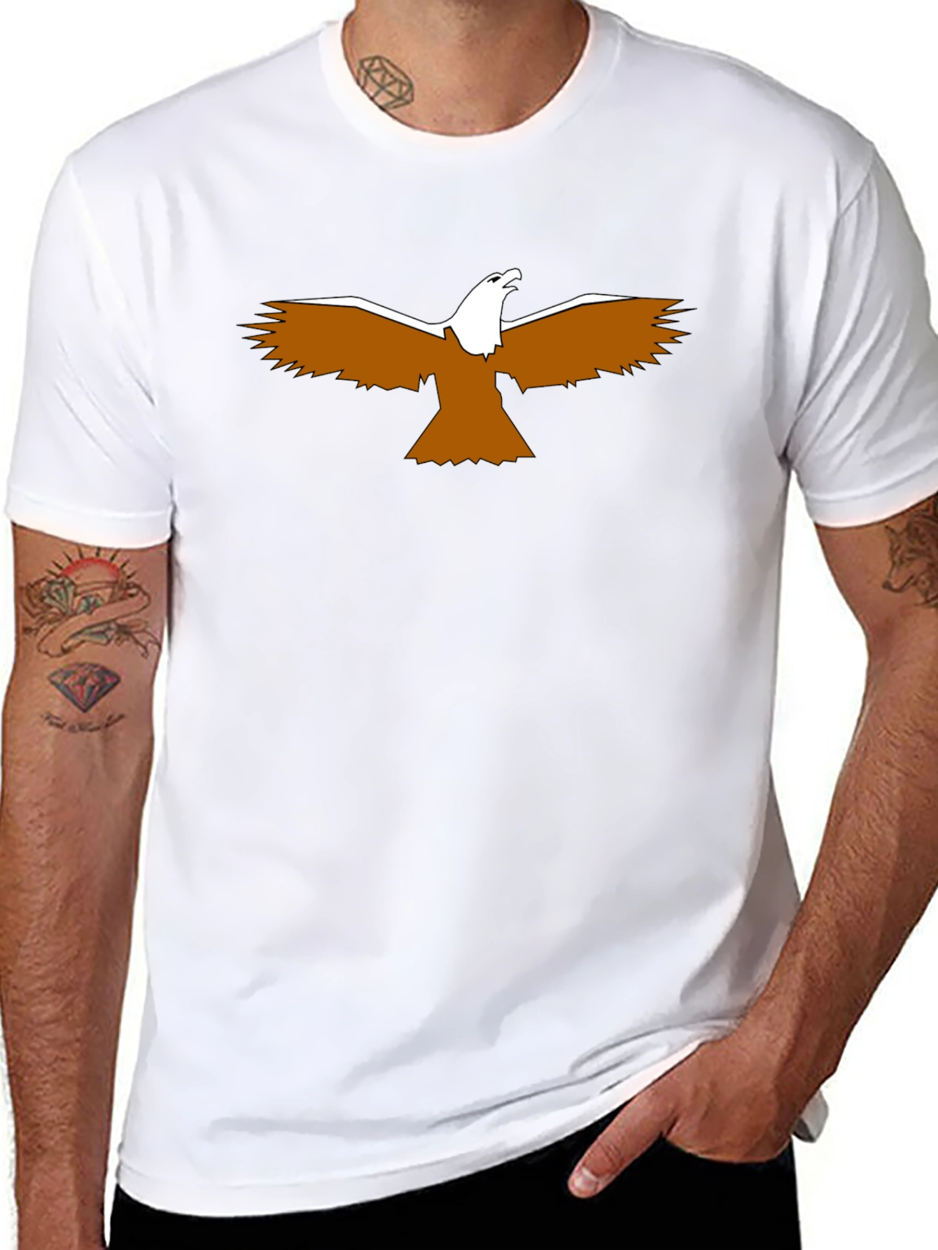 Eagle Graphic Black T-Shirt