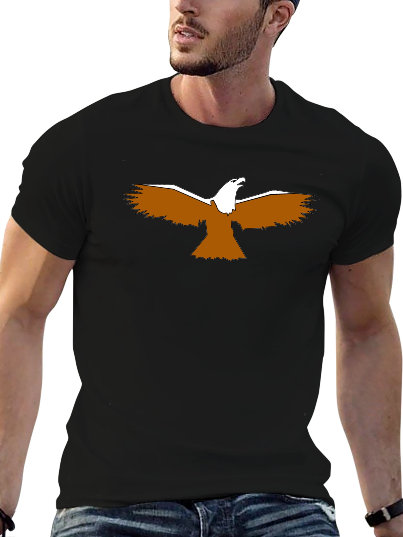 Eagle Graphic Black T-Shirt