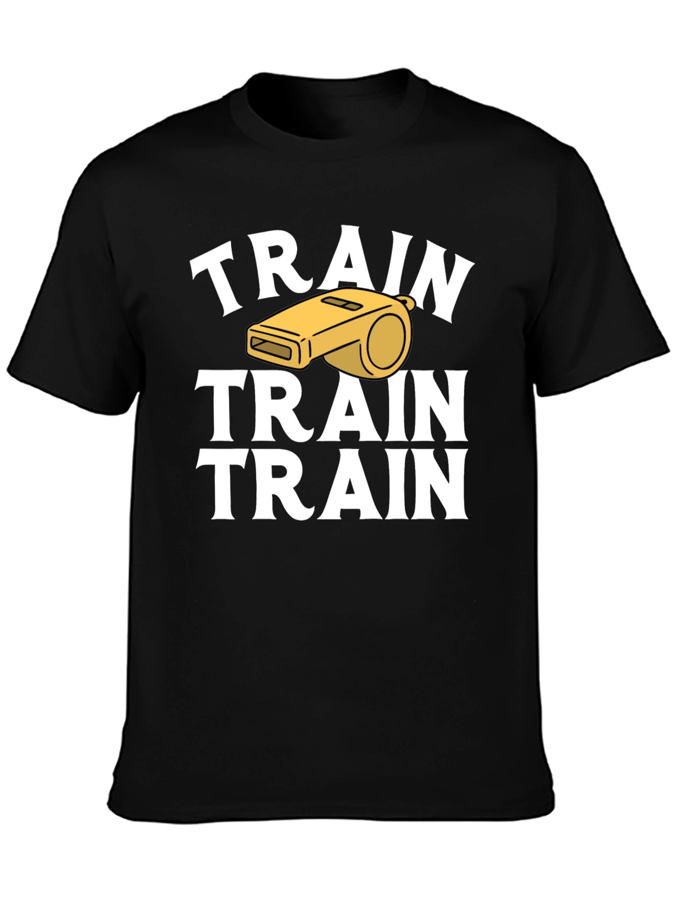 Train Whistle Graphic T-Shirt