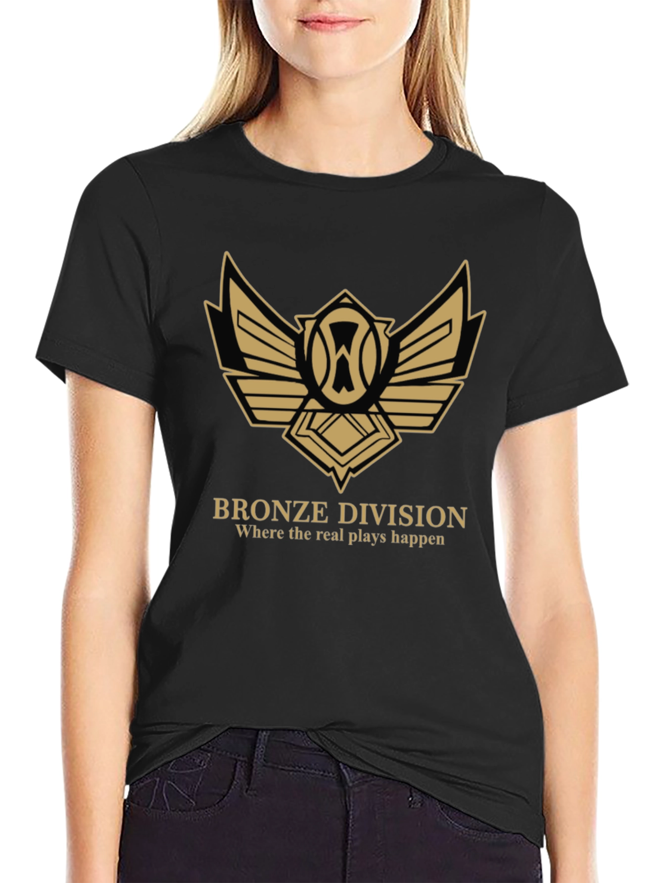 Bronze Division Graphic T-Shirt - Gamer Style