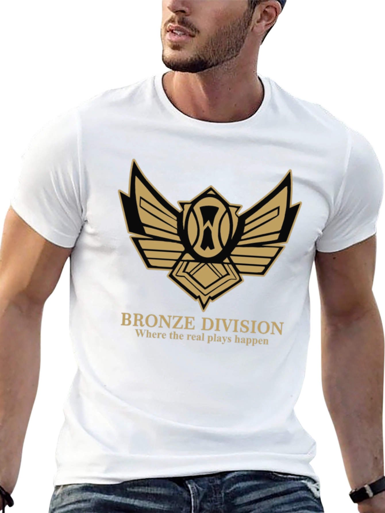 Bronze Division Graphic T-Shirt - Gamer Style