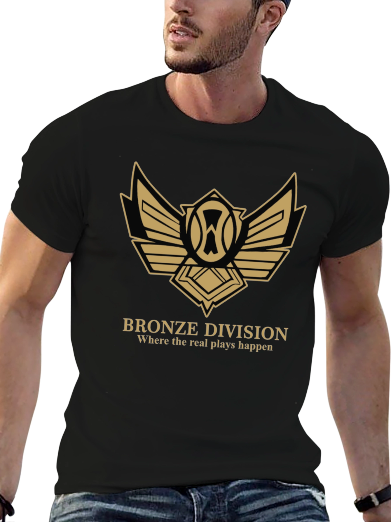 Bronze Division Graphic T-Shirt - Gamer Style