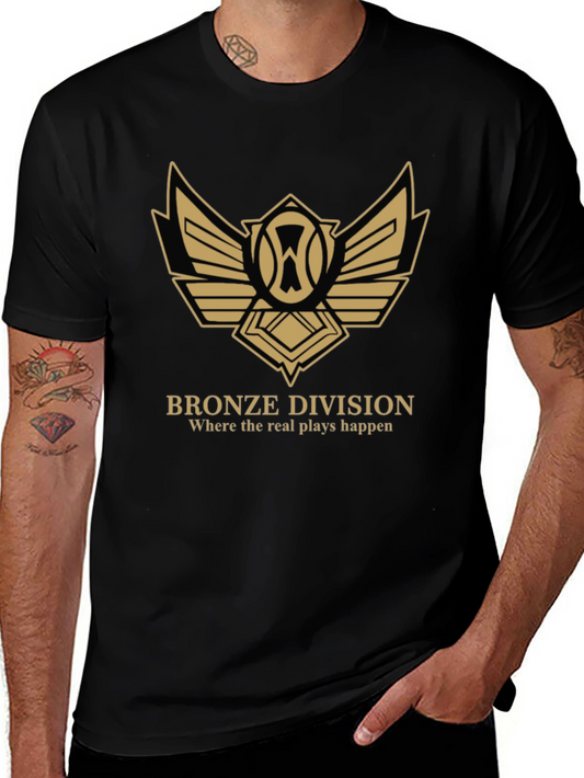 Bronze Division Graphic T-Shirt - Gamer Style