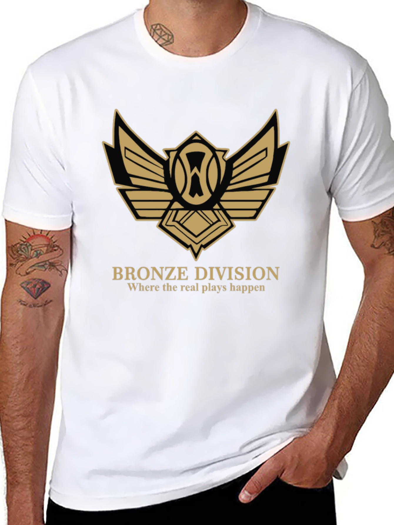 Bronze Division Graphic T-Shirt - Gamer Style