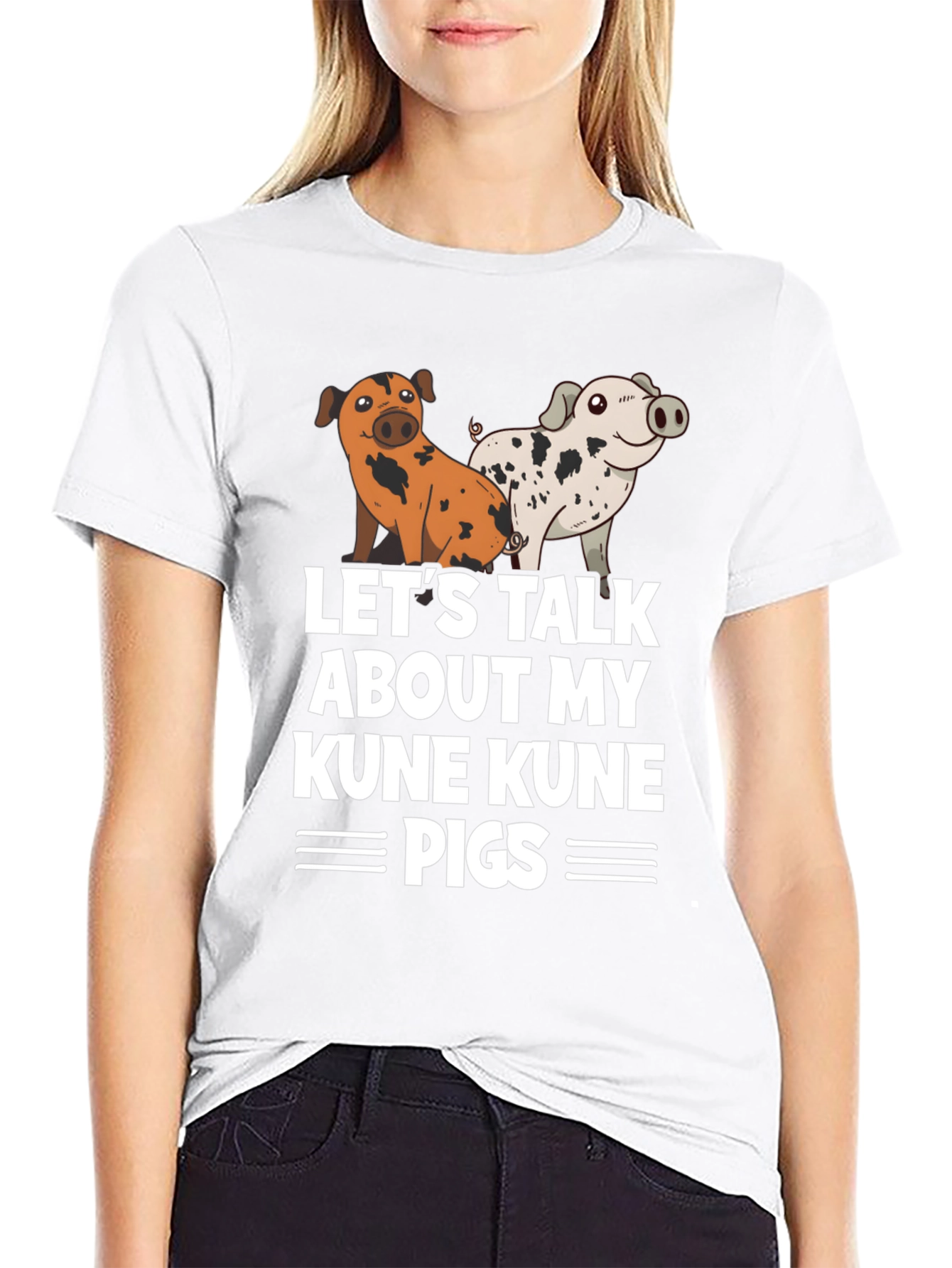 Kune Kune Pigs Graphic T-Shirt