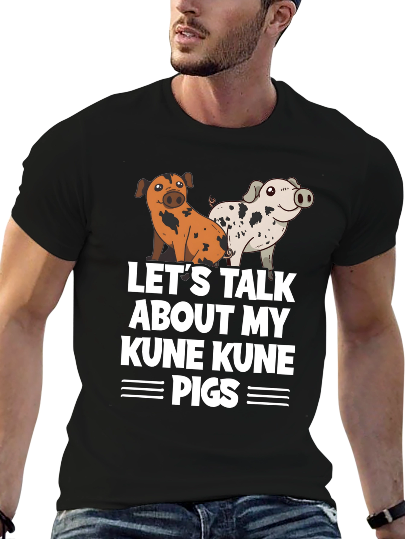 Kune Kune Pigs Graphic T-Shirt