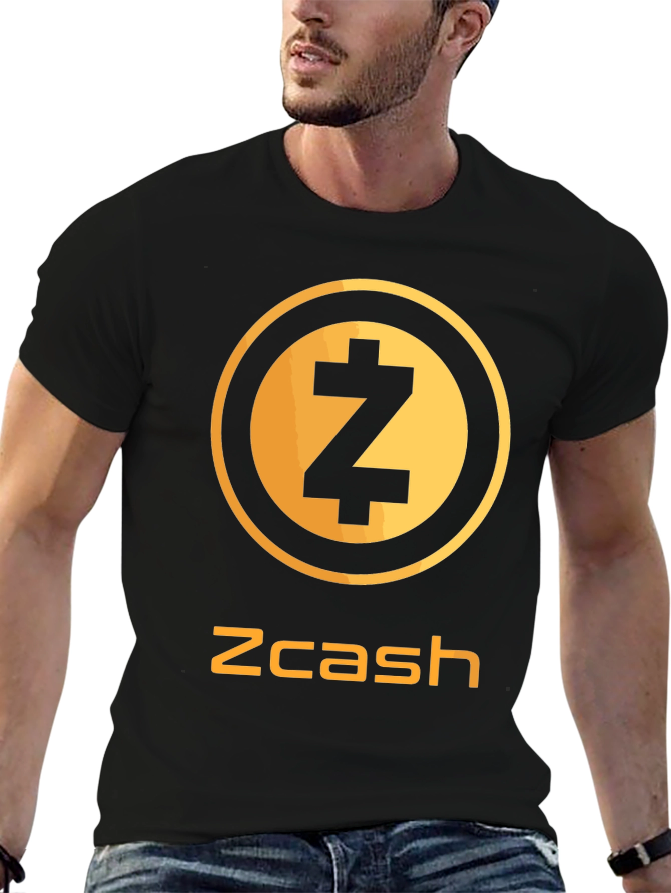 Zcash Crypto T-Shirt - Black Cotton Blend Tee