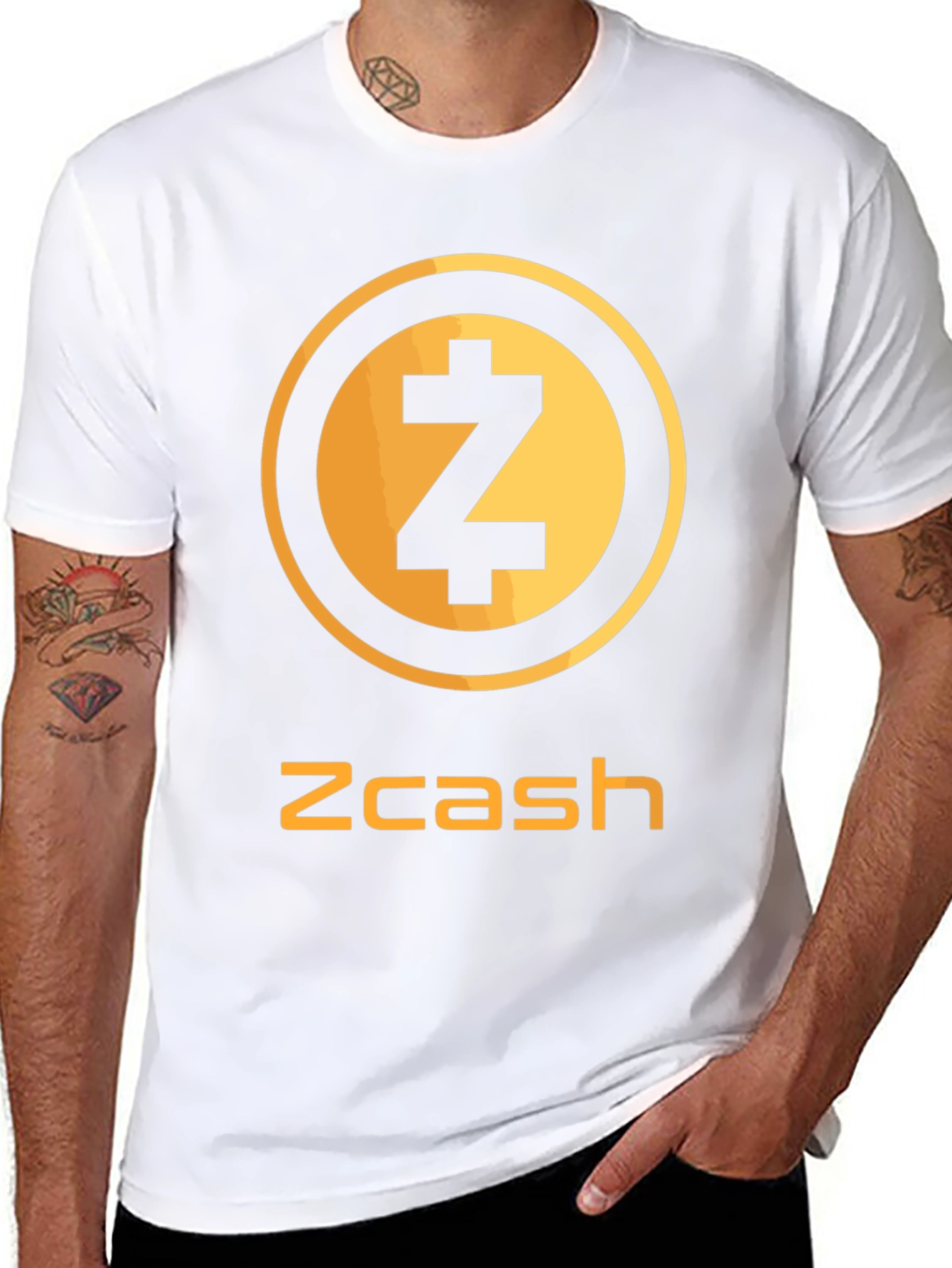 Zcash Crypto T-Shirt - Black Cotton Blend Tee