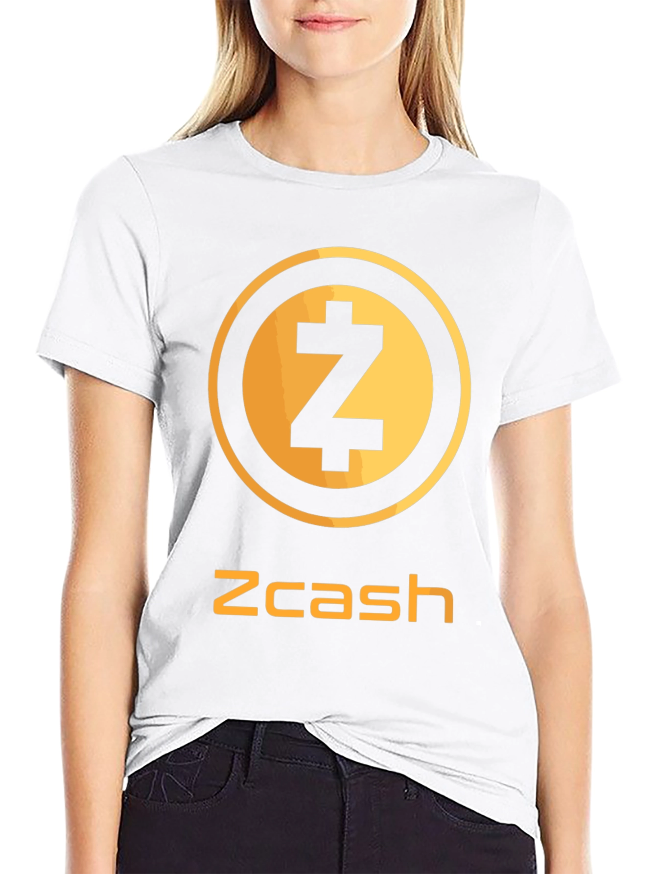 Zcash Crypto T-Shirt - Black Cotton Blend Tee