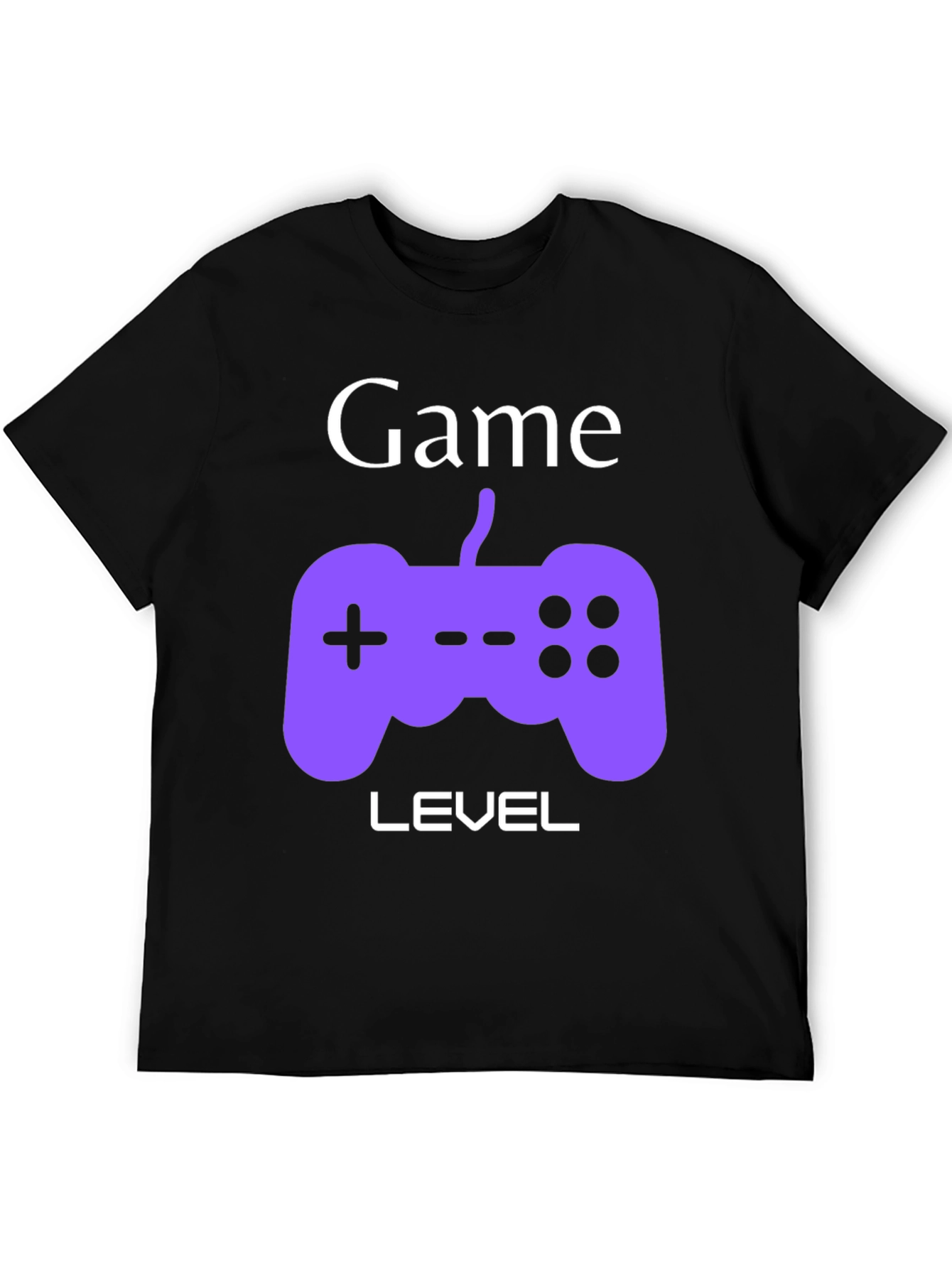 Game Level Black Graphic Tee