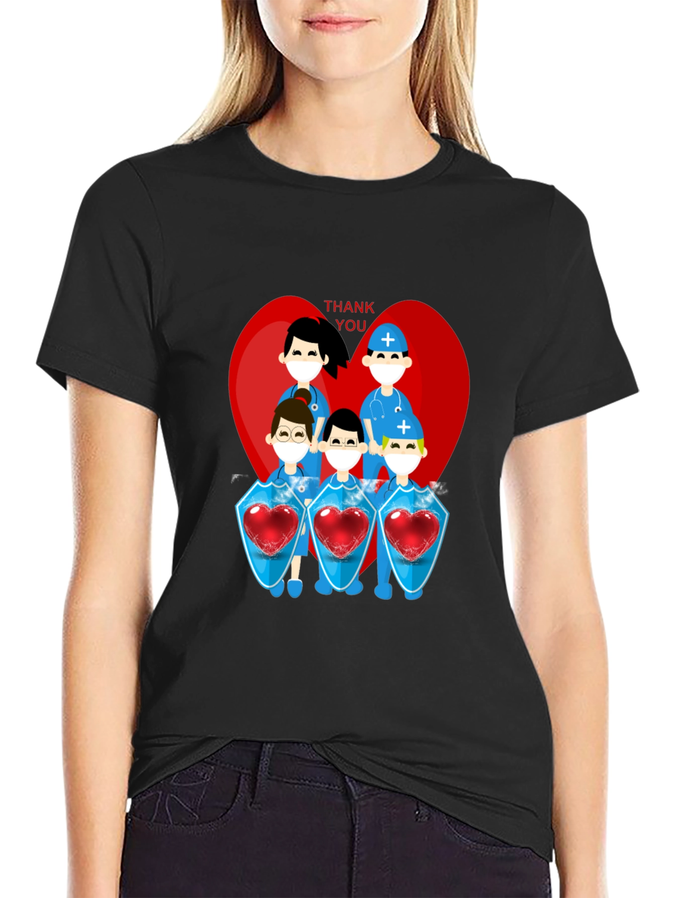 Thank You Heroes Graphic Tee