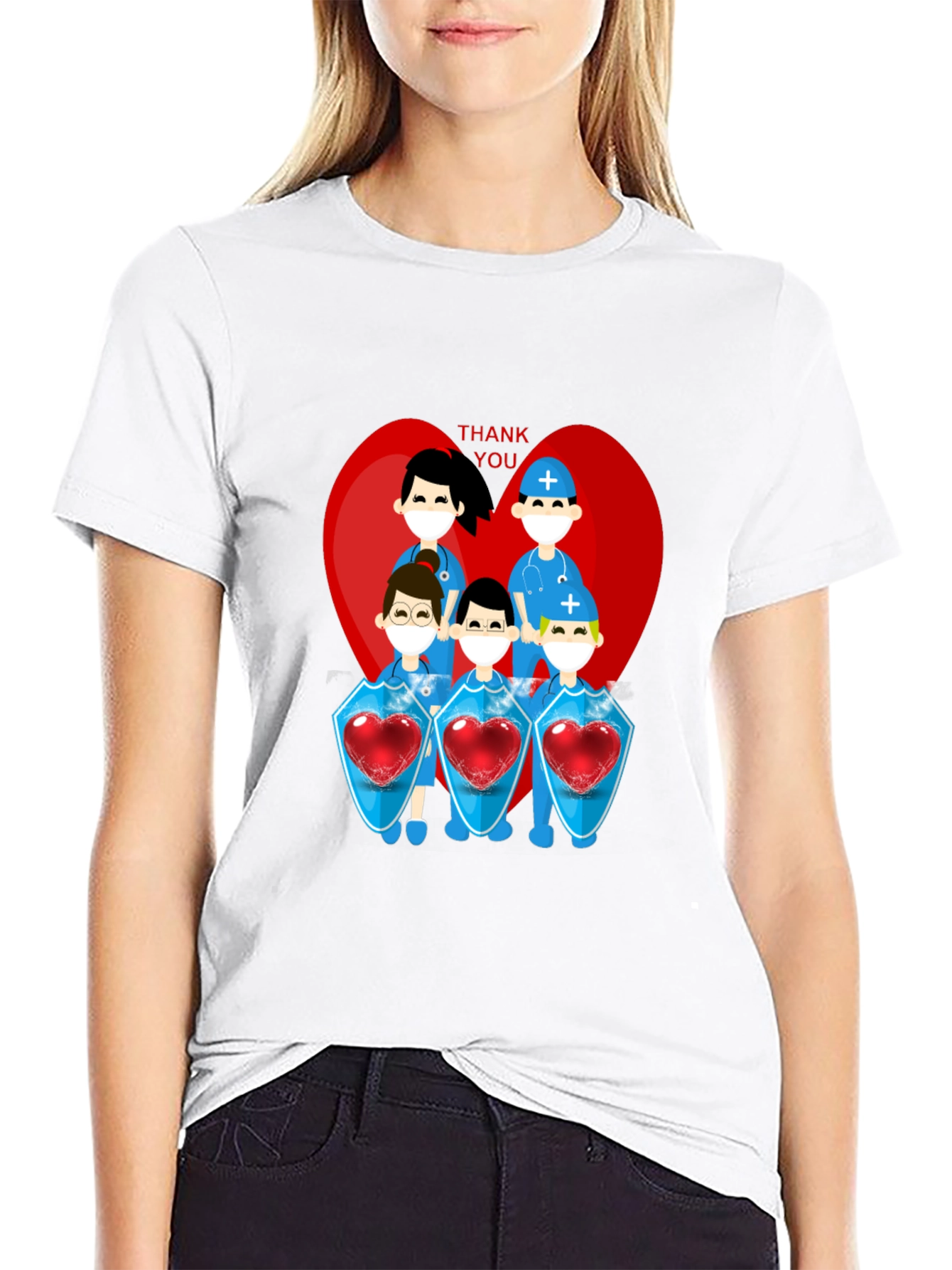 Thank You Heroes Graphic Tee