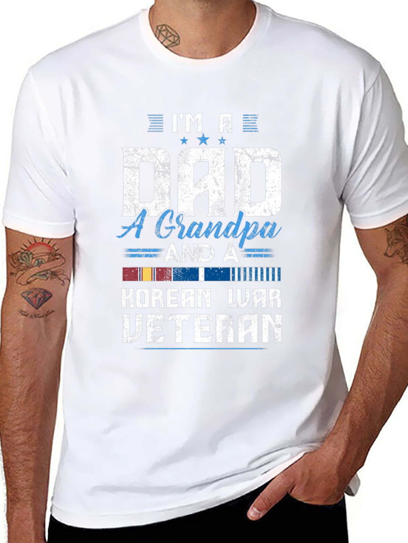 Dad Grandpa Korean War Veteran T-Shirt